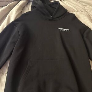 Doughbrik’s Pizza Black Hoodie NEW